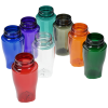 a group of colorful plastic cups