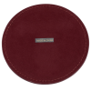 View Image 2 of 3 of Vintage Round Bonded Leather Coaster