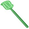 a green spatula on a white background