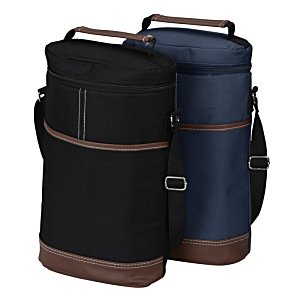 Additional Image 3 - a group of black and blue lunch bags