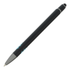 a black pen with a grey cap