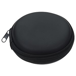 Additional Image 4 - a black round object with a zipper