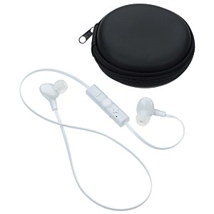 Additional Image 5 - a black case with a white cord and earbuds