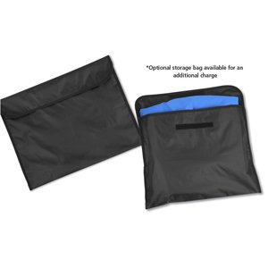 Additional Image 2 - a black pouches with a blue inside