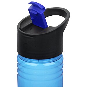 Additional Image 2 - a blue water bottle with a red lid