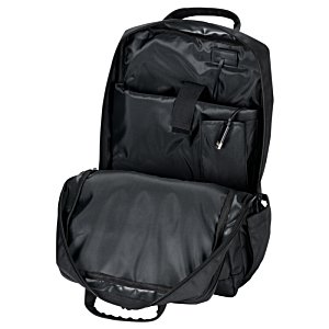 Additional Image 6 - a black backpack with a zipper