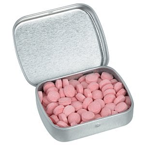 Additional Image 2 - a small metal box with pink candies