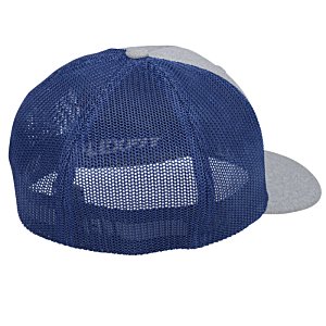 Additional Image 1 - a blue mesh cap on a white background