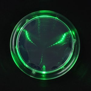 Additional Image 2 - a green circle with a black background