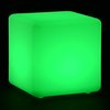 View Image 9 of 11 of 8" Deco Light-Up Cube