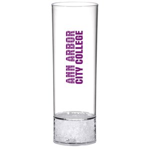 Additional Image 1 - a tall glass with purple text