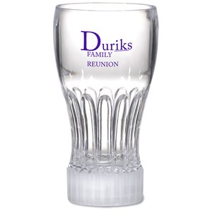 Additional Image 2 - a clear glass with purple text