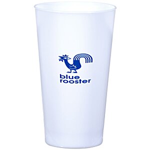 Additional Image 1 - a white cup with blue logo
