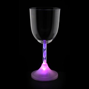 Additional Image 3 - a wine glass with purple light