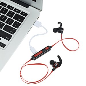 Additional Image 2 - a close-up of a laptop and earbuds