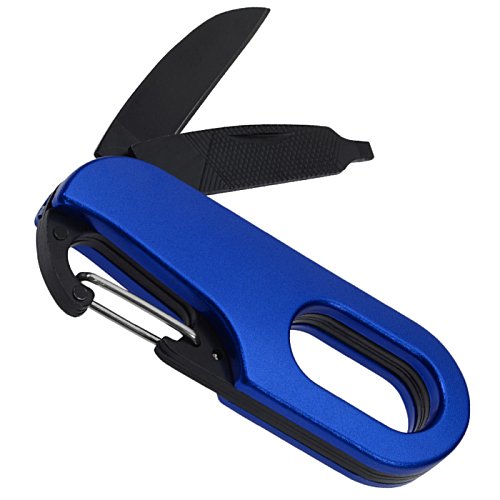 Additional Image 2 - a blue and black pocket knife