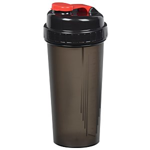 Additional Image 3 - a black and red plastic cup