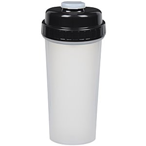Additional Image 6 - a white plastic cup with a black lid