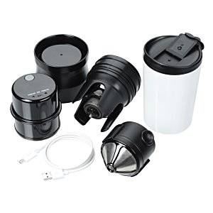 Additional Image 1 - a group of black and white coffee cups
