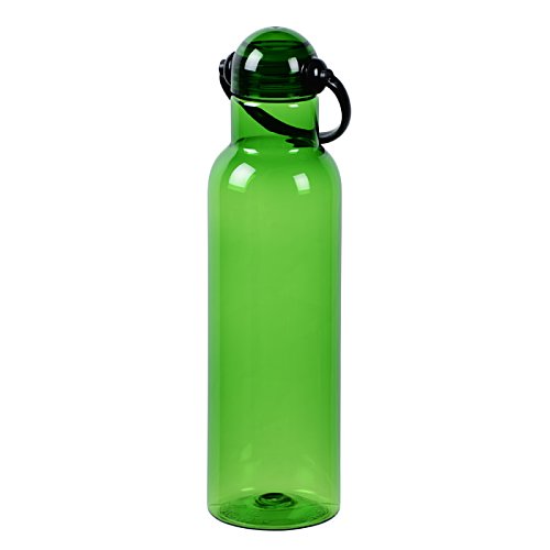 Additional Image 1 - a green water bottle with a black strap