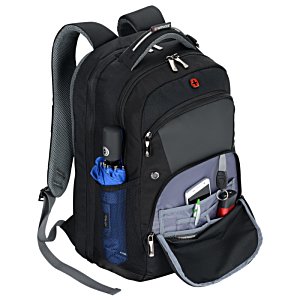 Additional Image 3 - a black backpack with a strap