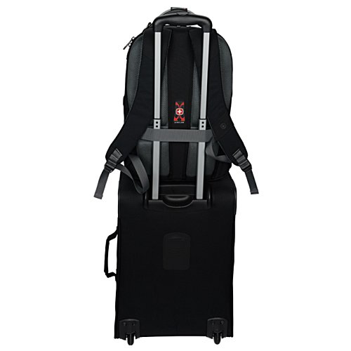 Additional Image 4 - a black suitcase with wheels