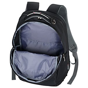 Additional Image 2 - a black backpack with a blue inside