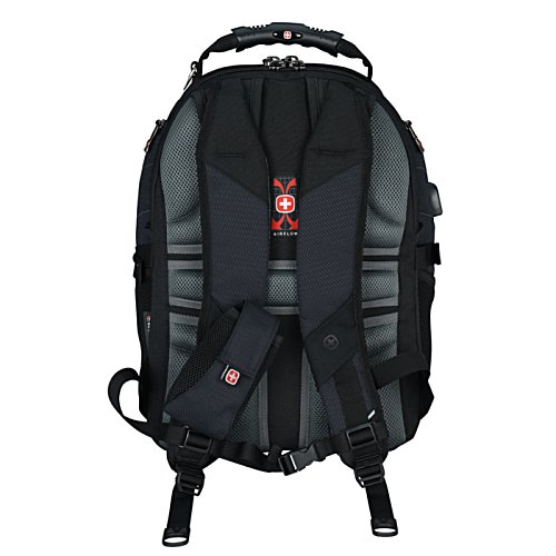 Additional Image 3 - a black backpack with legs