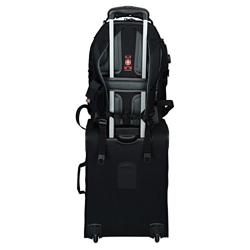 Additional Image 5 - a black suitcase with wheels