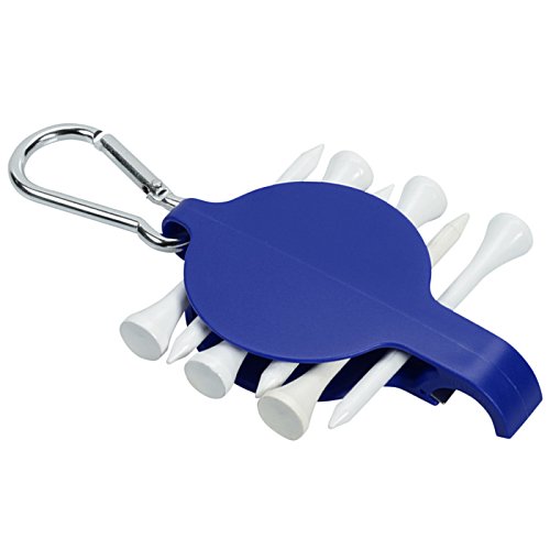 Additional Image 4 - a blue and white golf tee dispenser
