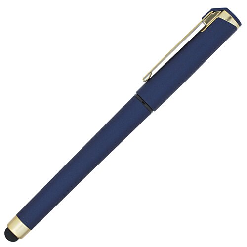 Additional Image 1 - a blue pen with a gold cap