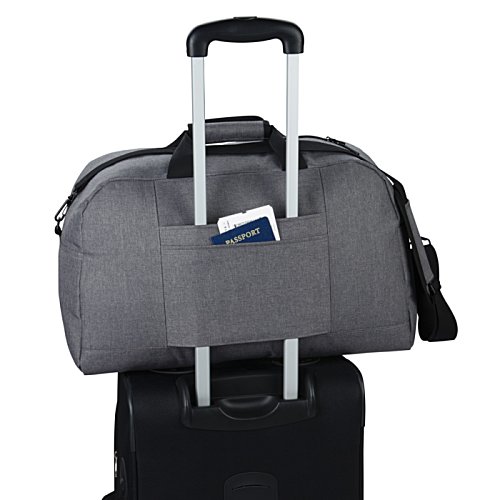 Additional Image 2 - a grey duffel bag with a handle