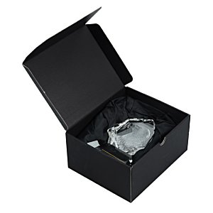 Additional Image 2 - a black box with a silver object inside