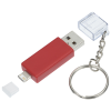 View Image 2 of 9 of Carry Along Duo Charging Cable Keychain