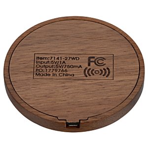 Additional Image 4 - a round wooden object with a black text