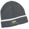 View Image 2 of 2 of Edge Stripe Knit Beanie