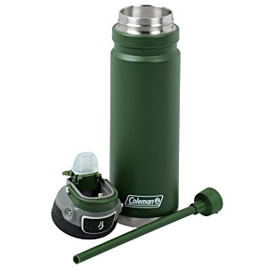 Additional Image 1 - a green thermos with a suction cup