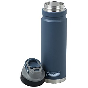 Additional Image 5 - a blue and silver thermos