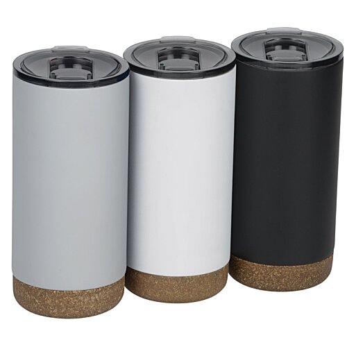 Wellington Vacuum Tumbler with Cork Bottom - 16 oz. - Laser Engraved Image 3 of 3
