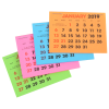 View Image 3 of 3 of Full Colour Stick Up Calendar with Coloured Paper