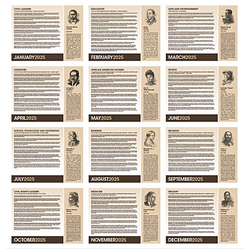 African-American Heritage Family Calendar Image 1 of 1