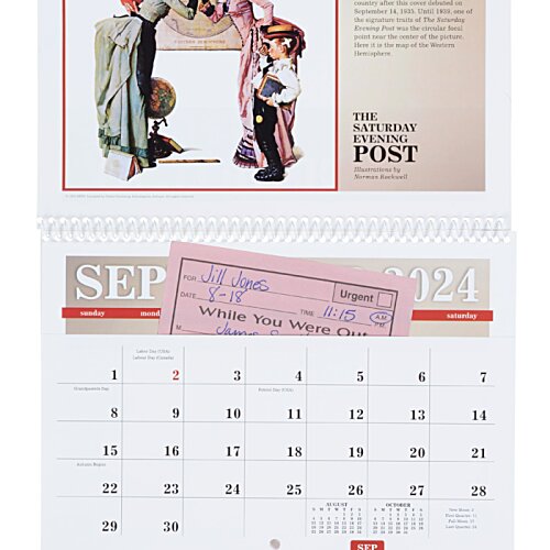 Additional Image 1 - a calendar with a picture of a child