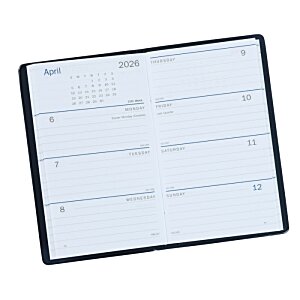 Additional Image 1 - a white calendar with black border