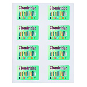 Additional Image 1 - a red rectangular object with black text