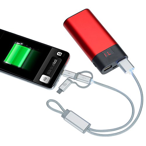 Modena Metallic Loop Charging Cable Image 2 of 3
