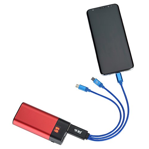 Additional Image 1 - a red and blue device with blue wires