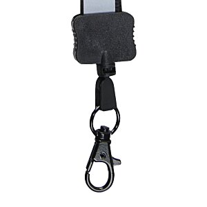 Additional Image 1 - a black rectangular object with a snap hook