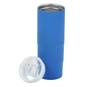 Additional Image 1 - a blue cylindrical object with a white cap