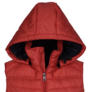 Additional Image 1 - a red vest with a hood