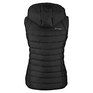 Additional Image 2 - a black vest with a hood